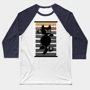 blacat climb Baseball T-Shirt